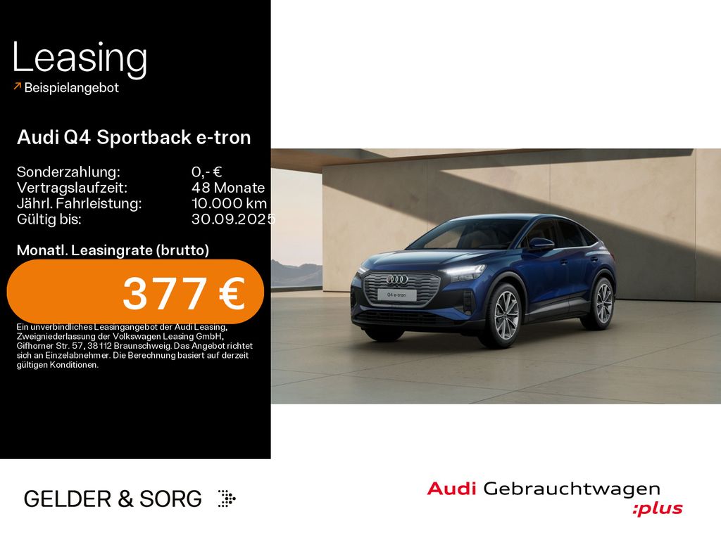 Audi Q4 Sportback 35 e-tron Matrix*360°HuD*AHK