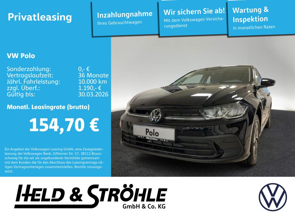 Volkswagen Polo Life 1.0TSI SHZ Klima IQ-Drive Light-Assist