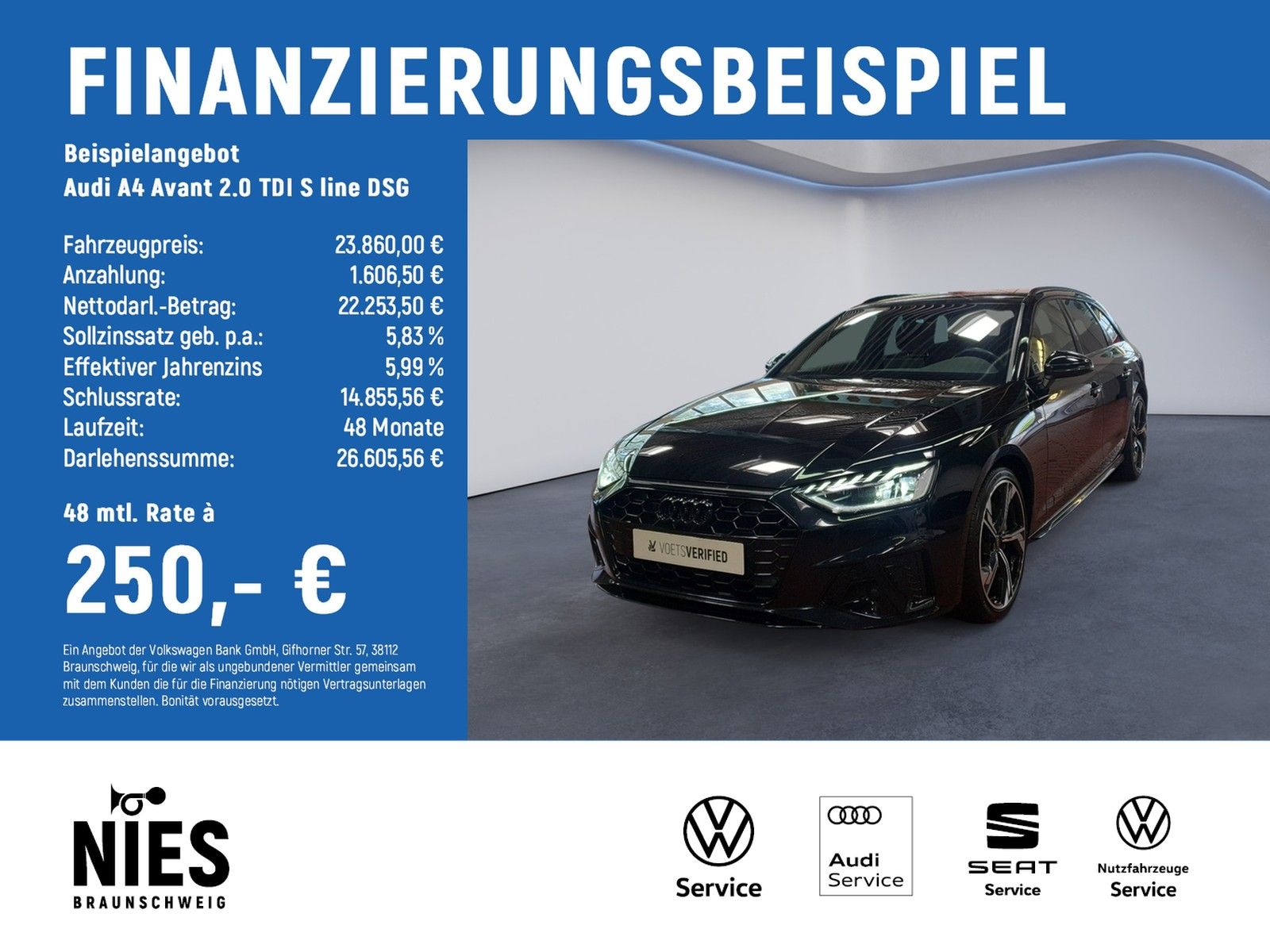 Audi A4 Avant 2.0 TDI S line DSG MATRIX-LED+SHZ+PDC