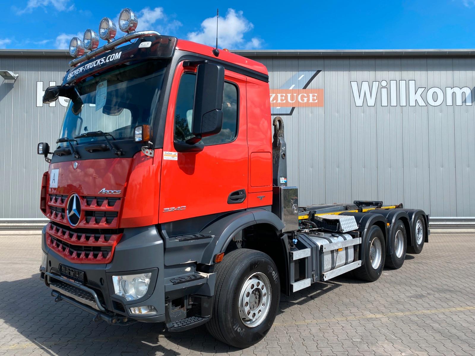 Mercedes-Benz Arocs 3240 8x4 Tridem VDL 25T Abrollkipper*Klima