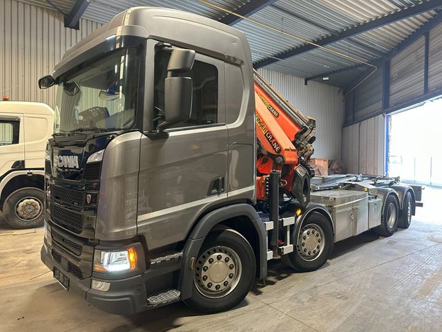 Scania R450 8x2 NGS HOOKLIFT + (33m!) PALFINGER PK29002