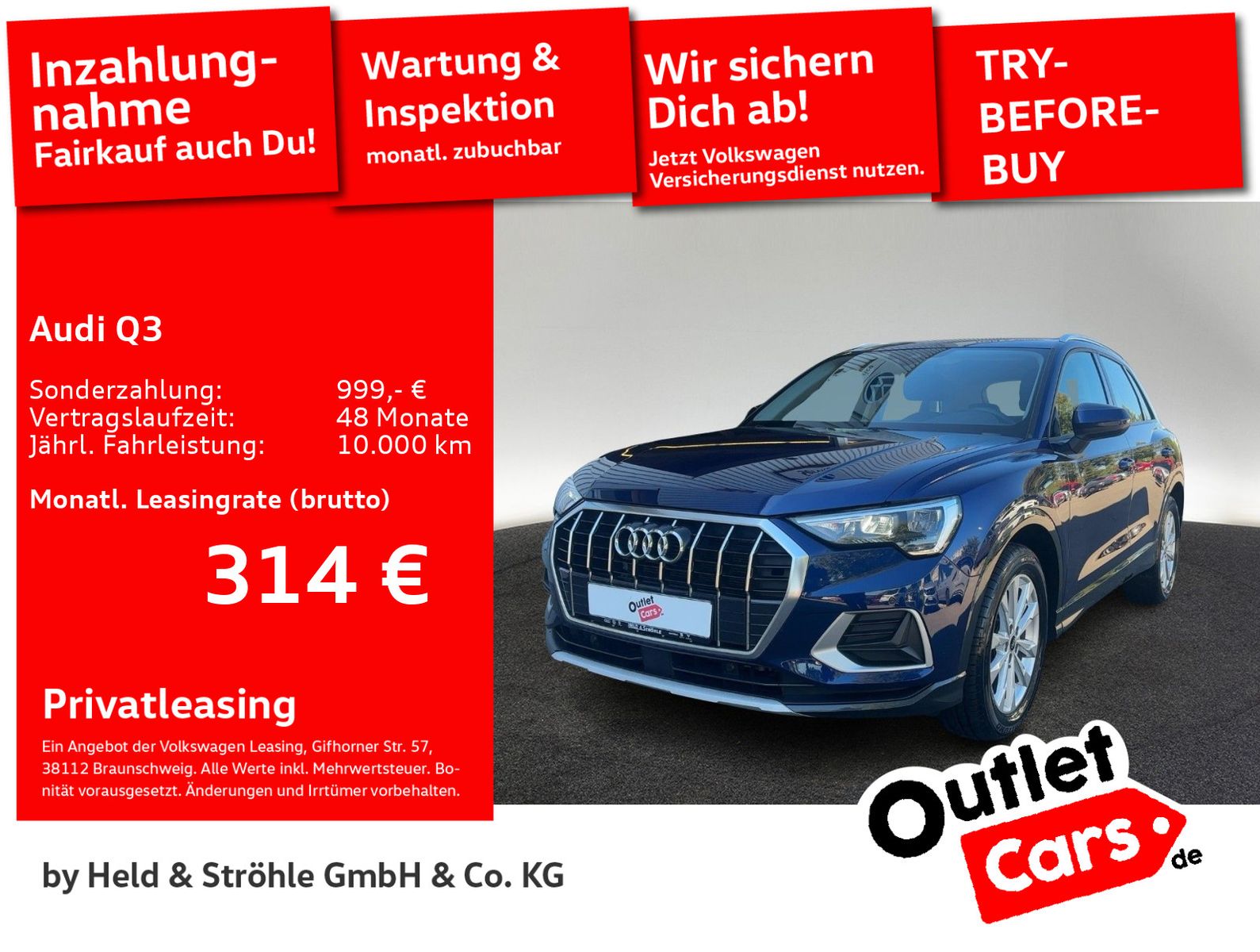 Audi Q3 35 TDI advanced AHK NAVI+ SHZ PDC VIRTUAL