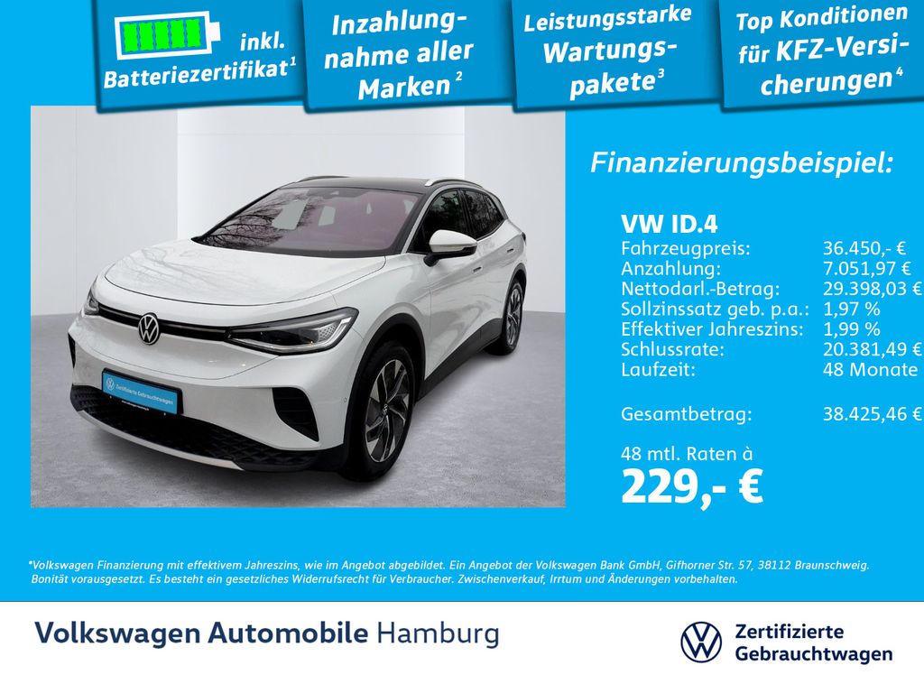 ID.4 Pure Performance Kamera LED-Licht Navi