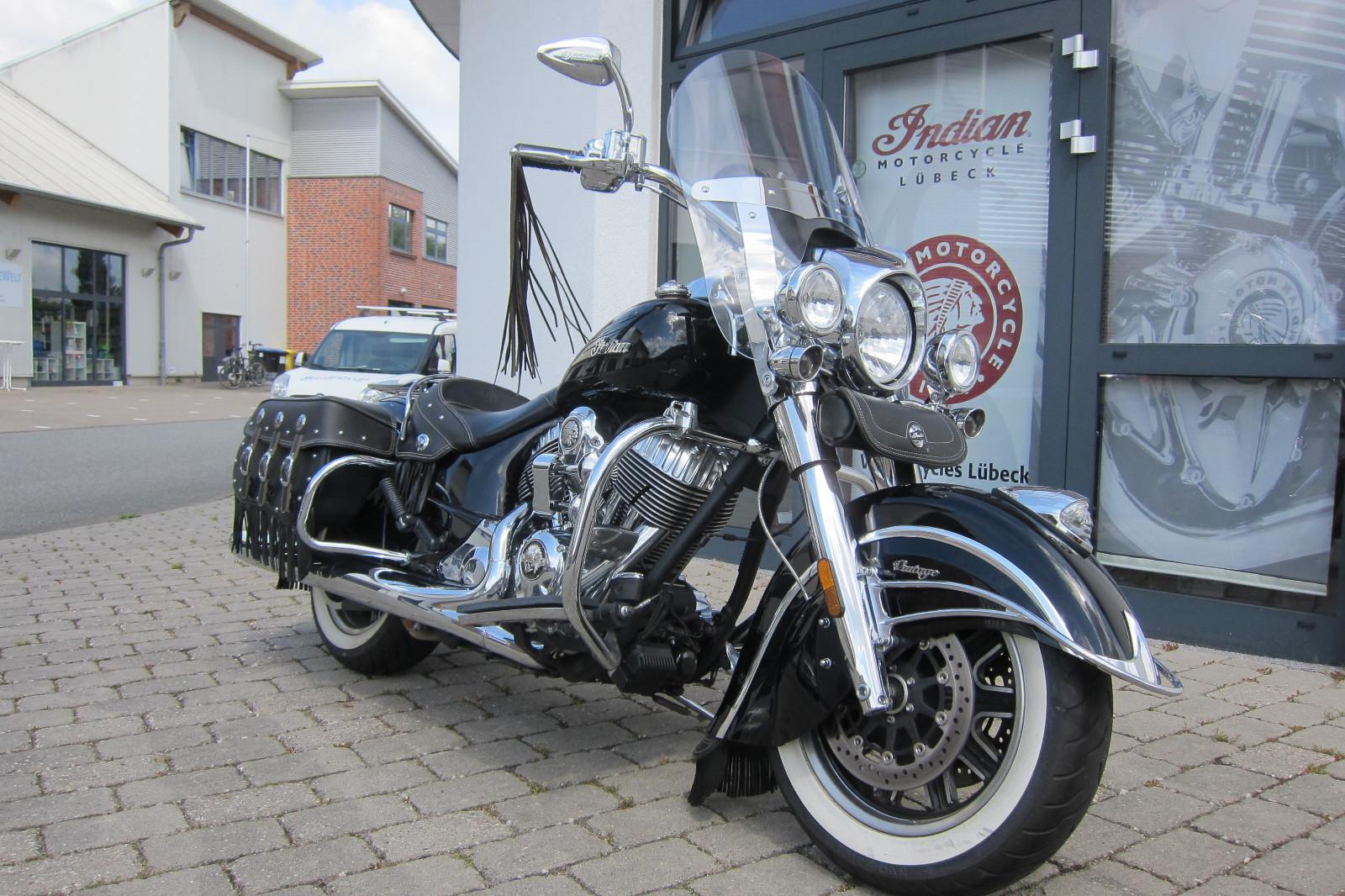 Indian Chief Vintage Leder Schwarz