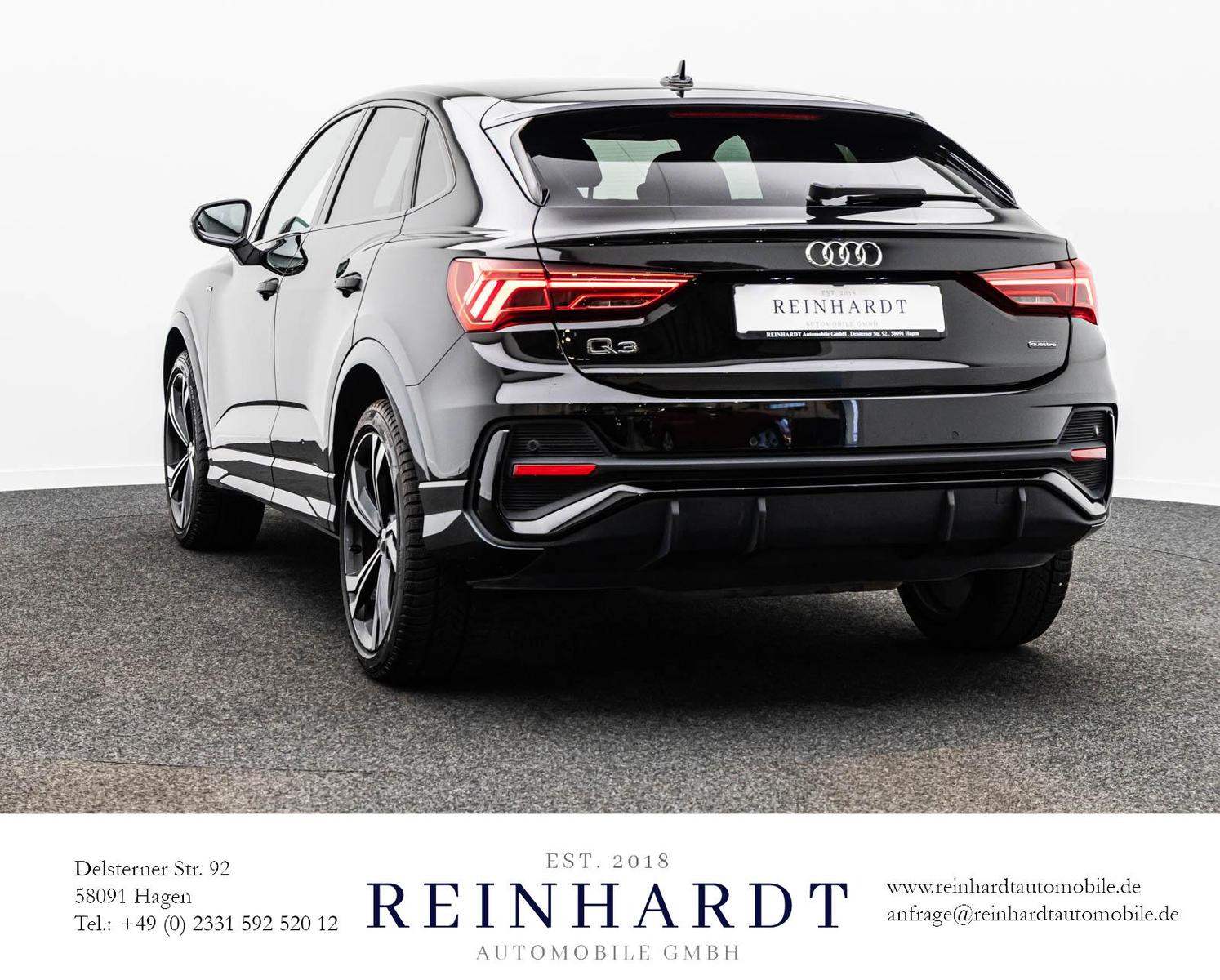 Audi Q3 SPORTBACK 45TFSi Q 2x S LINE BLACK CARPLAY/VC, миниатюра 8