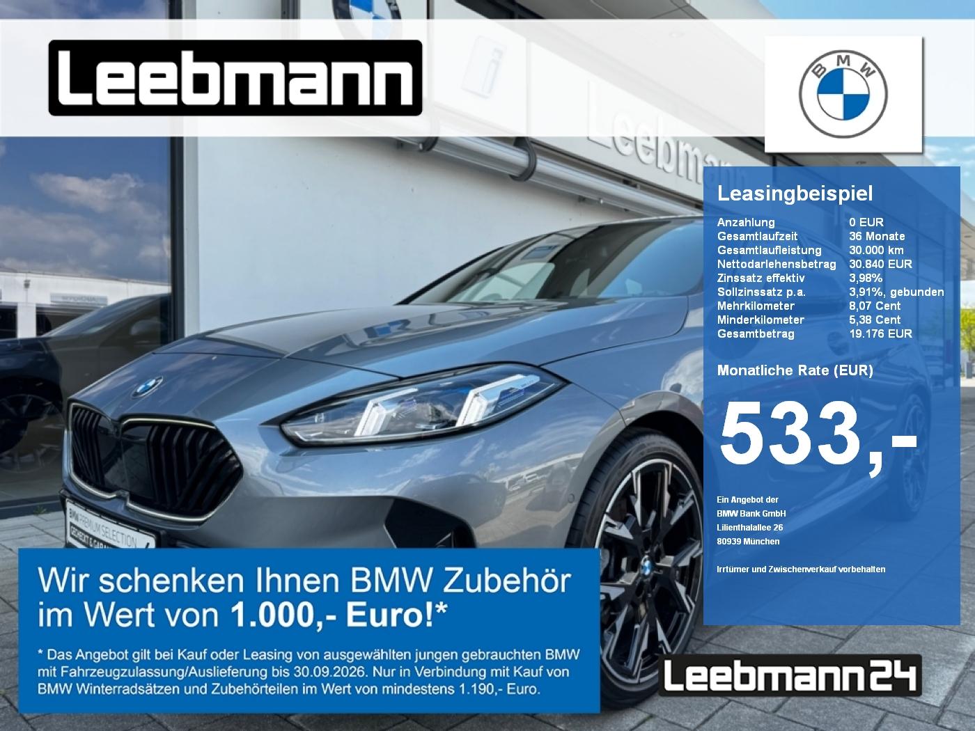 BMW 120d M-Sport IconicGlow/HUD Finanzierung ab 0,99