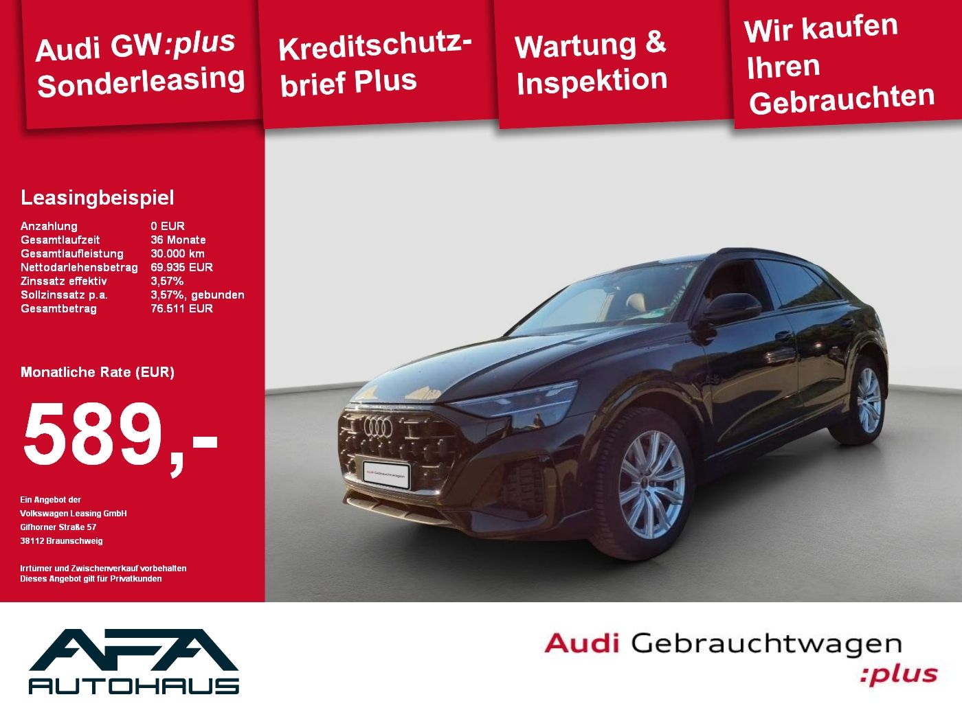 Audi Q8 45 TDI quattro tiptronic Luft*AHK*Matrix