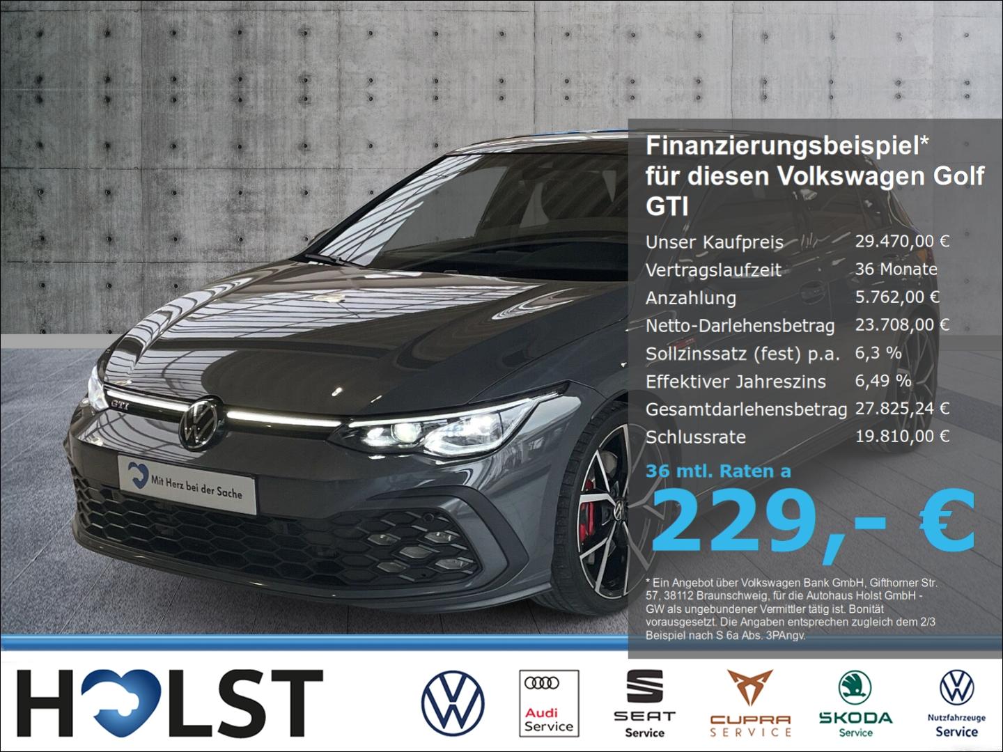 Volkswagen Golf GTI VIII Pano Stdhz. Navi 19 Matrix Kamera 