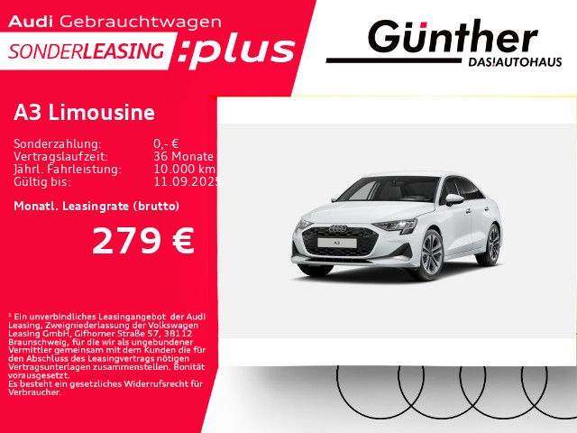 Audi A3 Limousine 35 TFSI ADVANCED+WINTERRÄDE+AHK+HUD