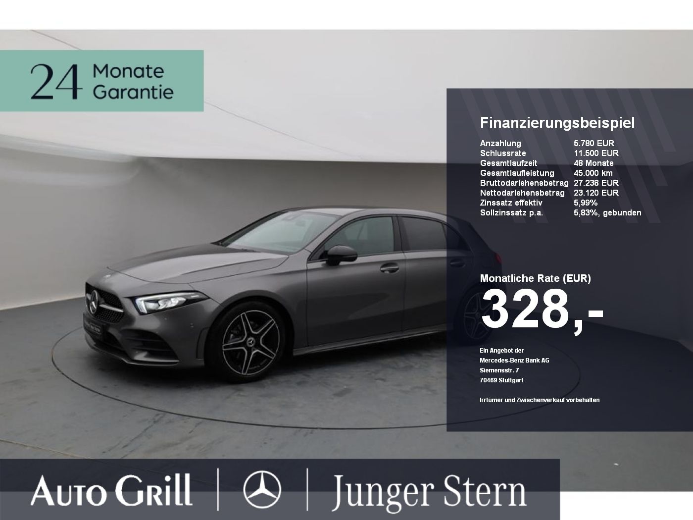 MERCEDES-BENZ A 200 AMG Night Kamera LED MBUX Garantie