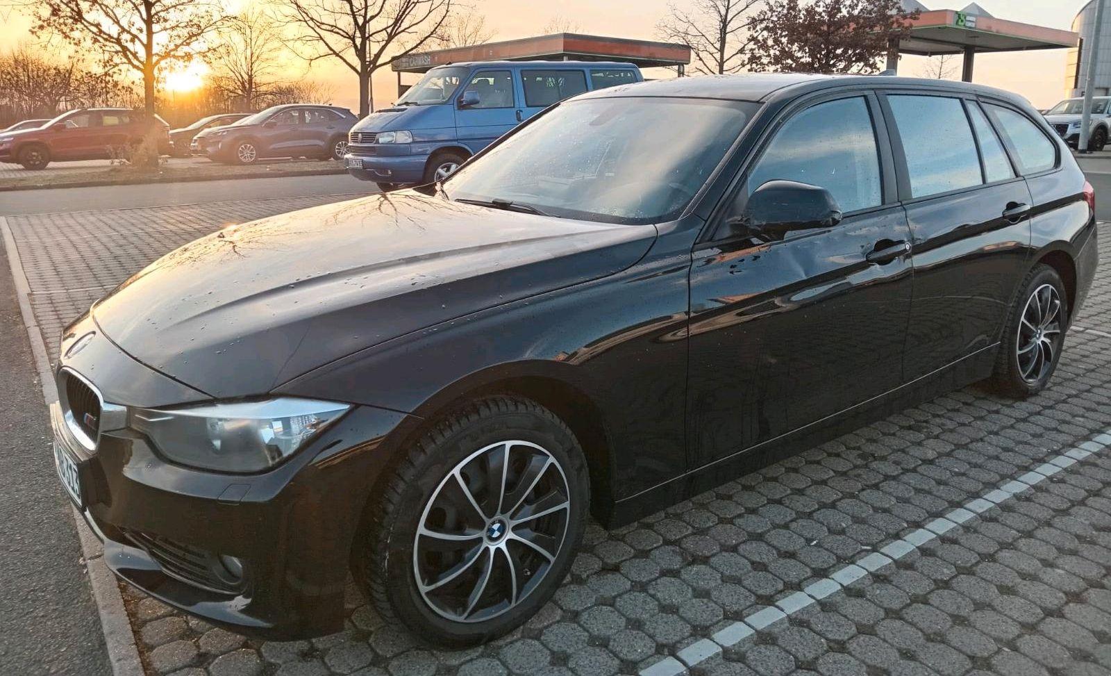 BMW 316 2013 — rear view