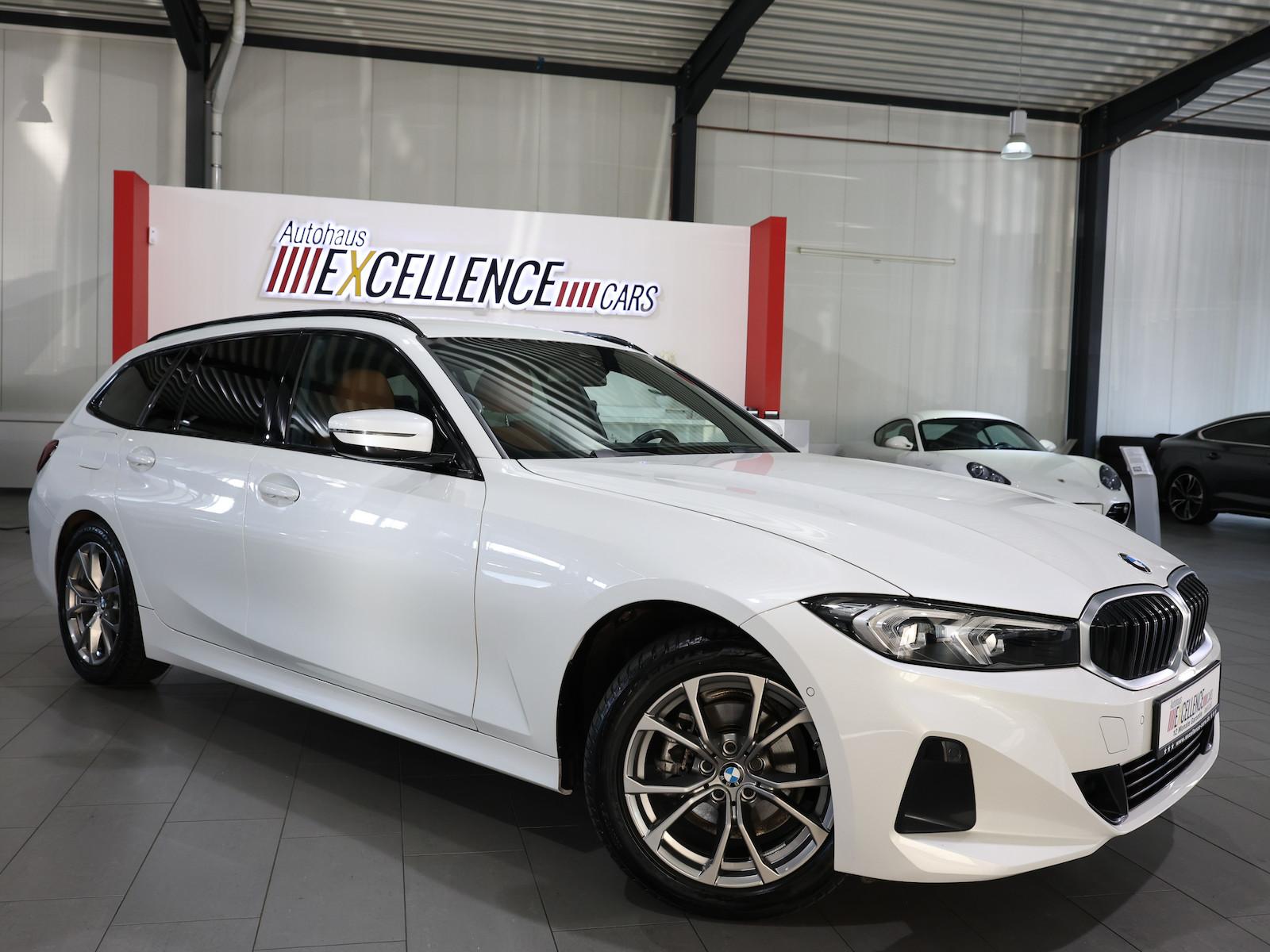 BMW 318d Touring SPORT WHITE & BROWN / CURCED, LED