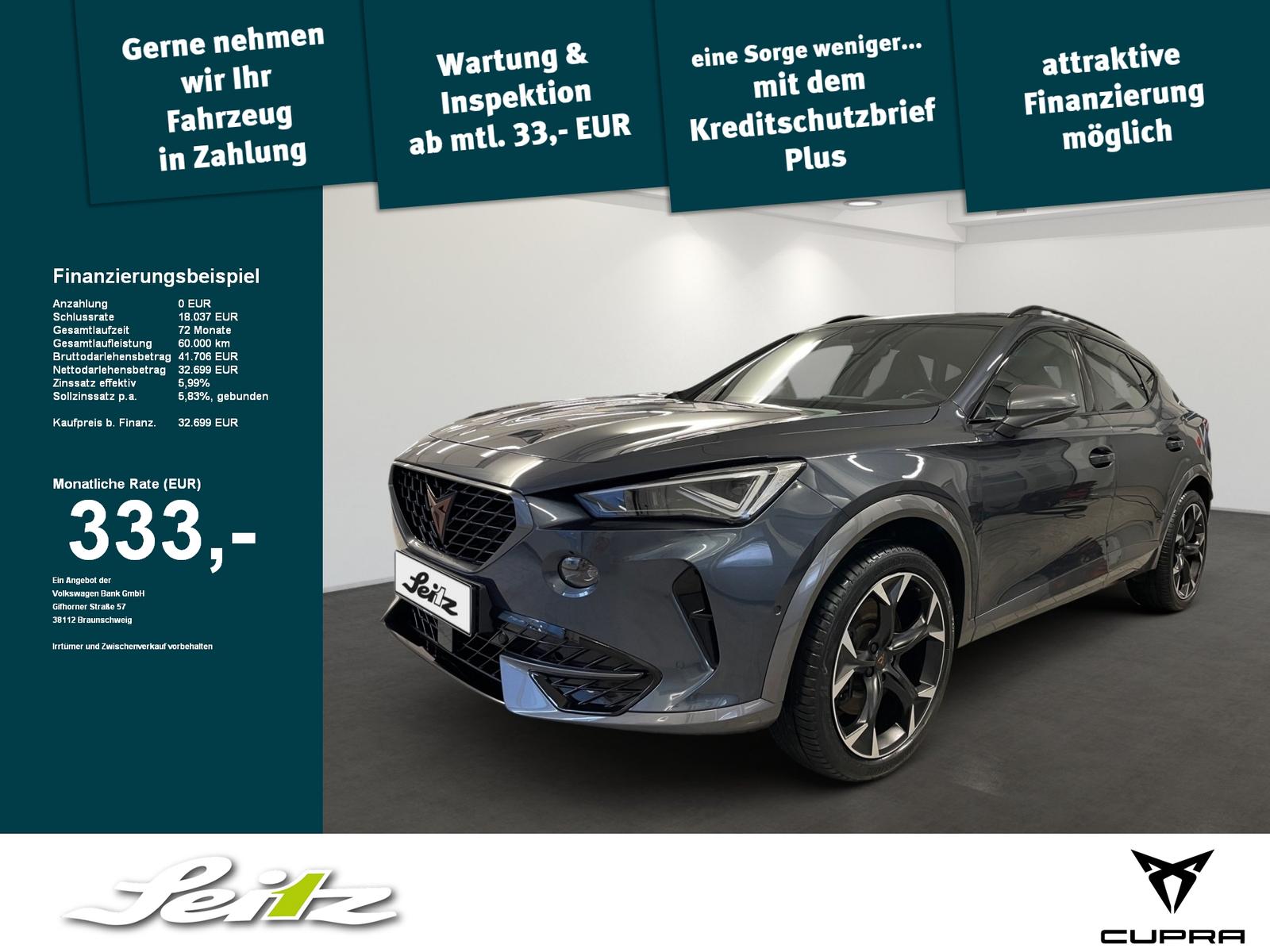 Cupra Formentor 2.0 TSI 4Drive VZ *AHK*MATRIX*BEATS*