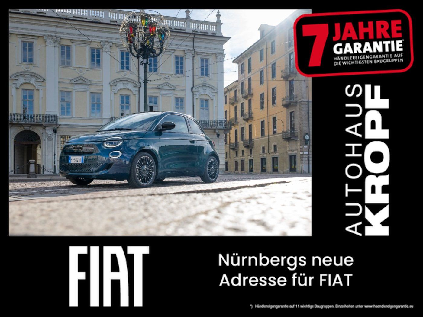 Fiat 500 MHEV Torino Abbildung zeigt Sonderausstattun