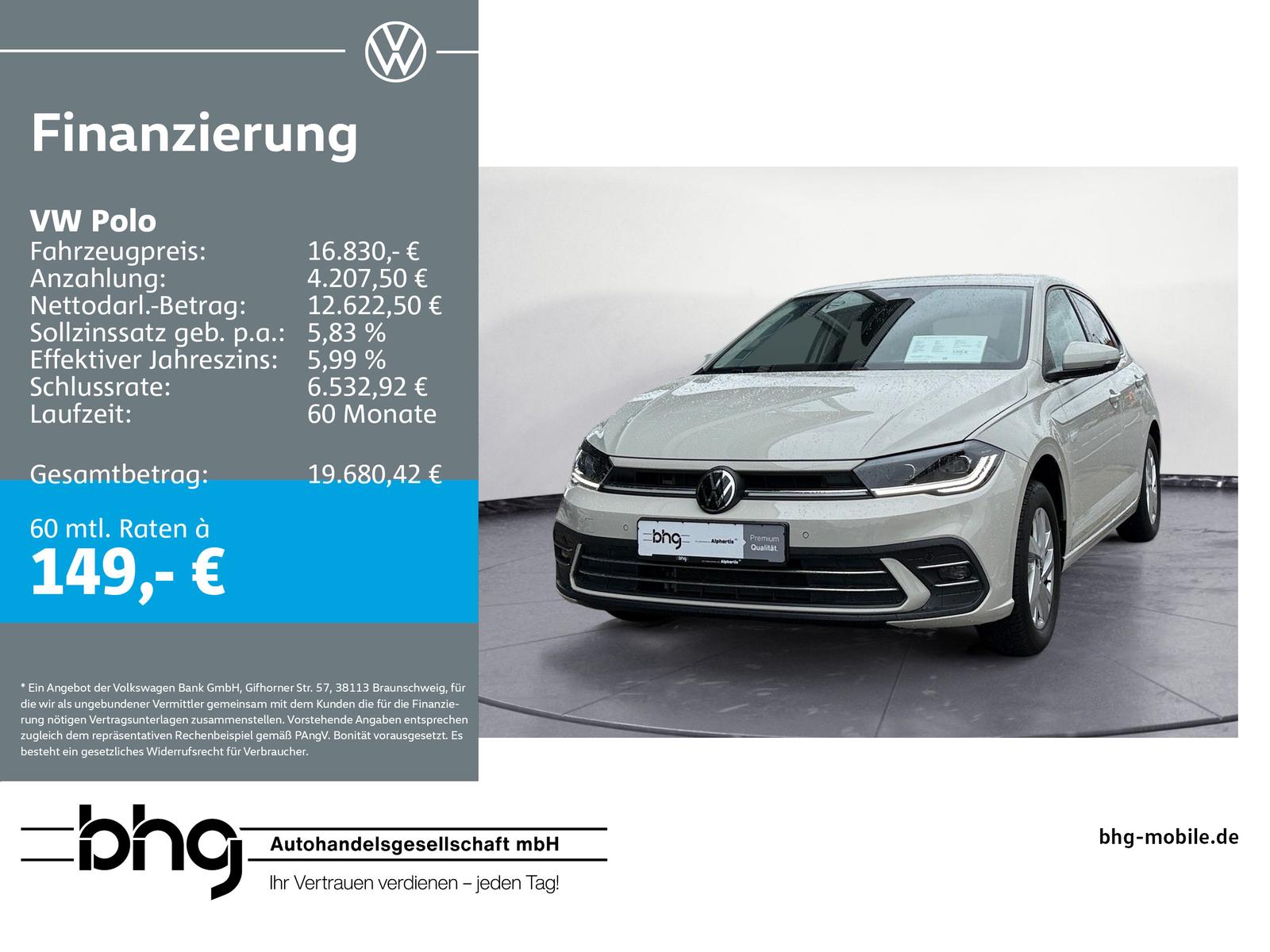 Volkswagen Polo Style 1,0 TSI OPF  5-Gang