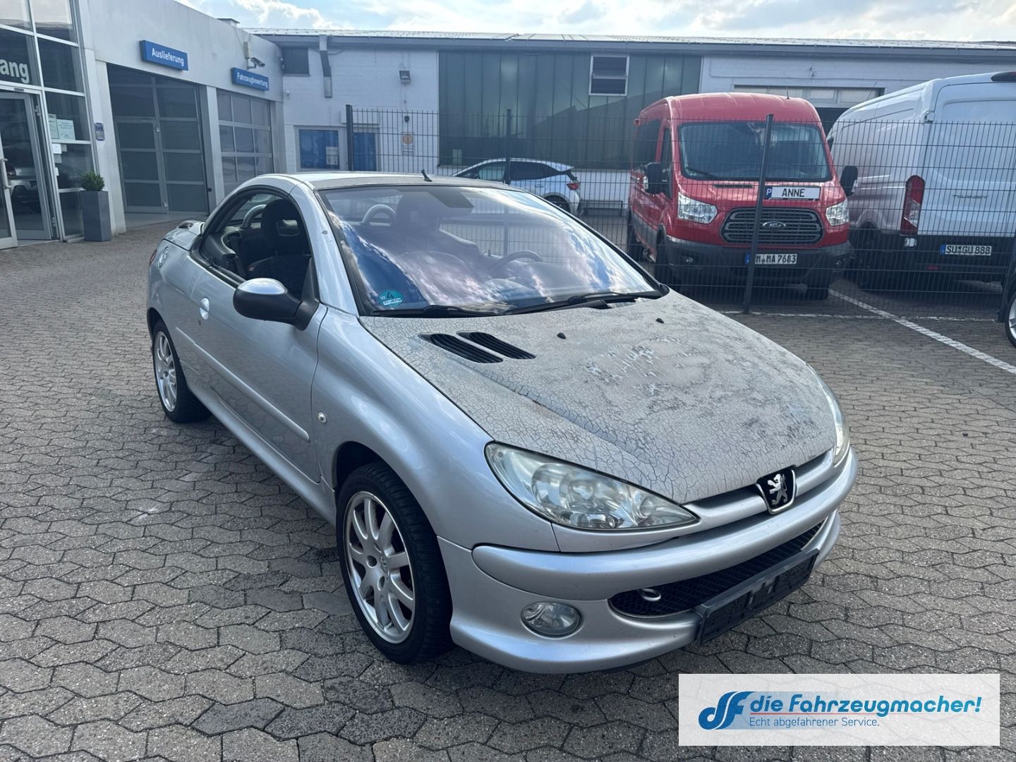 Fahrzeugabbildung Peugeot 206 Cabriolet CC Quiksilver El. Verdeck *EXPORT