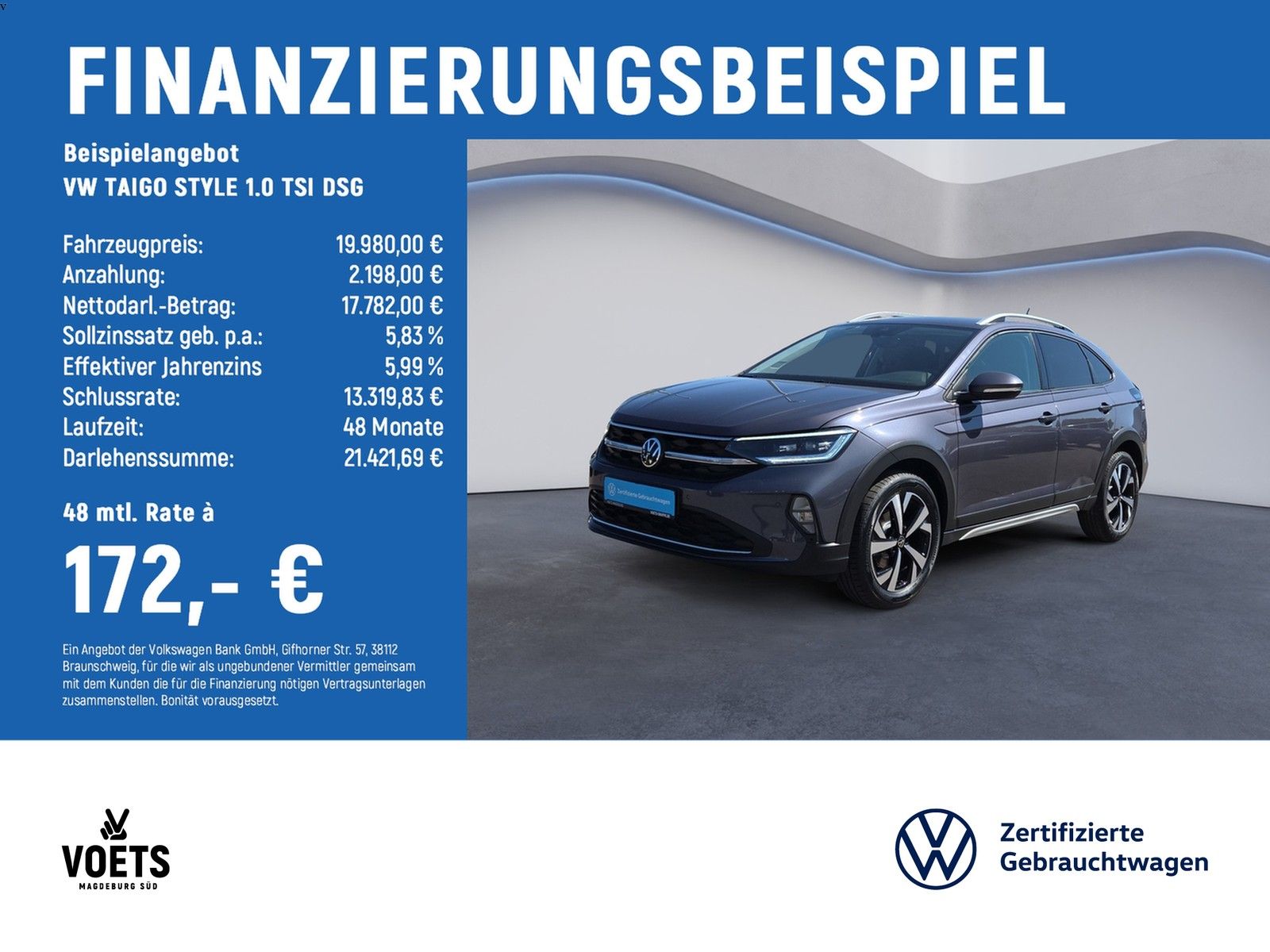 Volkswagen TAIGO STYLE 1.0 TSI DSG MATRIX-LED+SHZ+REAR-VIEW