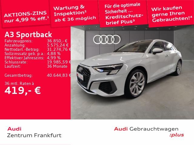 Audi A3 Sportback 40 TFSI quattro S tronic S line Mat