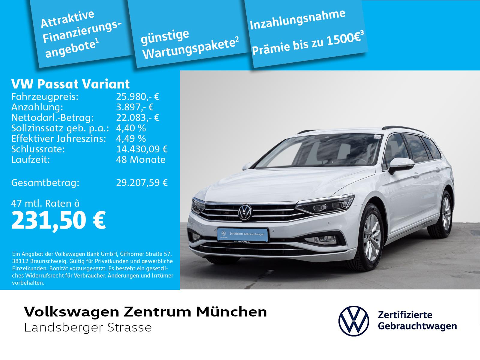 Volkswagen Passat Variant 2,0 TDI Business AHK ACC IQ.Light