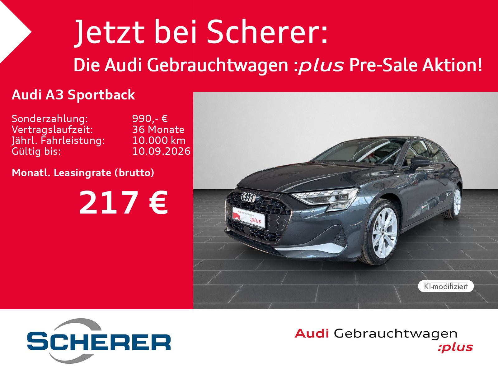 Audi A3 Sportback advanced TDI 110 kW S tronic