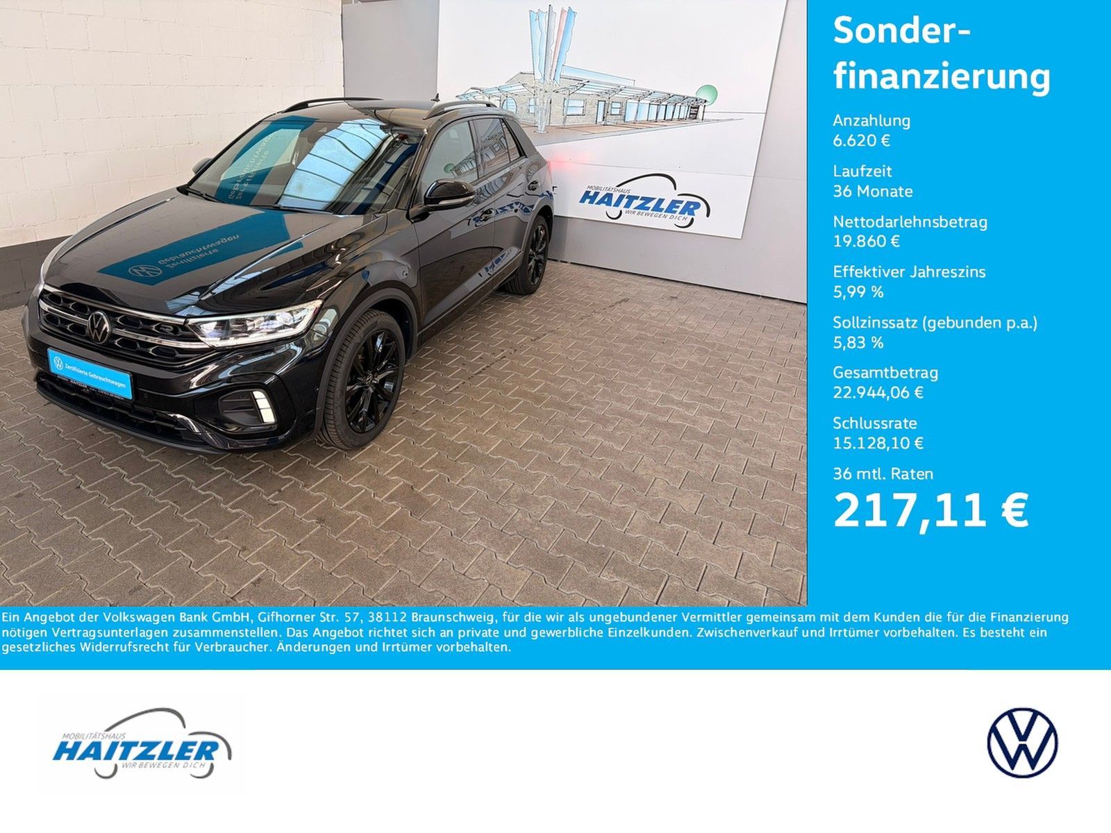 Fahrzeugabbildung Volkswagen T-Roc R-Line 2.0 TSI DSG 4M +ACC +LED + IQ.Drive