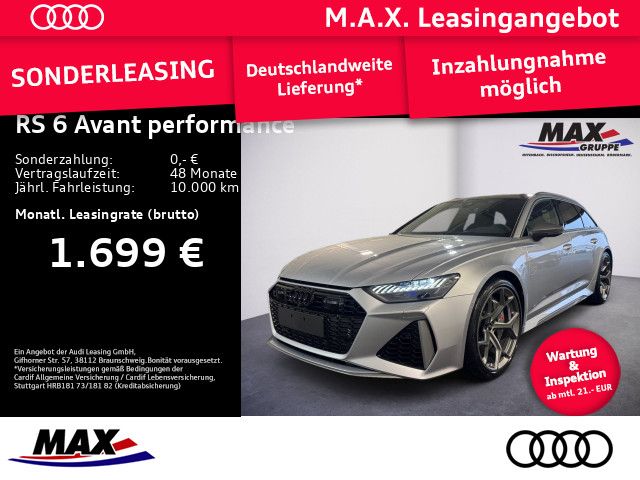 Audi RS 6 Avant performance SAGA+MATRIX+PANO+AHK+B&O+