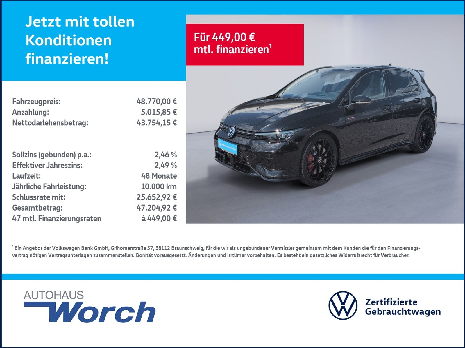 Golf VIII GTI Clubsport PANO+AKRA+HEAD-UP+KAMERA