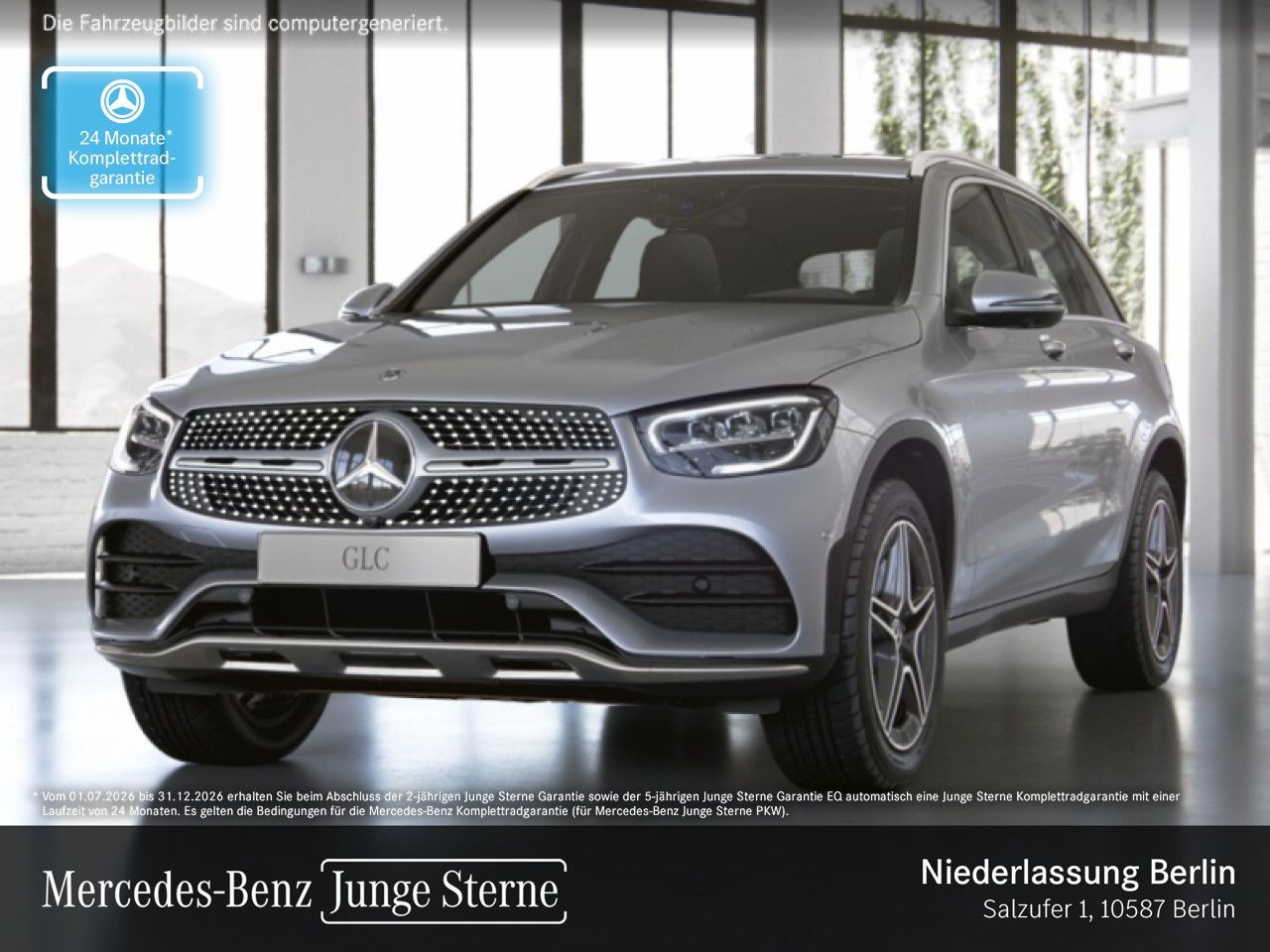Mercedes-Benz GLC 300 e 4M AMG Dist LED HUD AHK 360° Burm foto 1