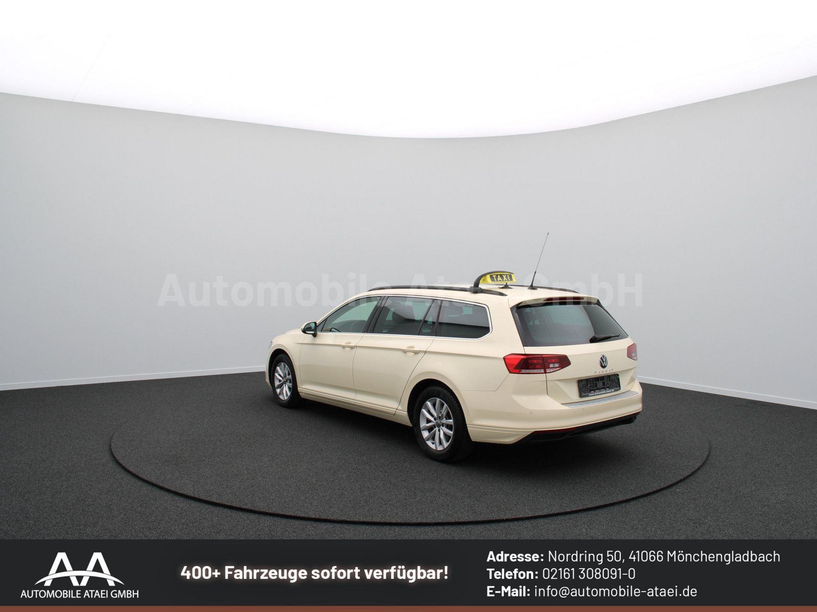 Fahrzeugabbildung Volkswagen Passat Variant Business *Taxi* TAXAMETER 7908