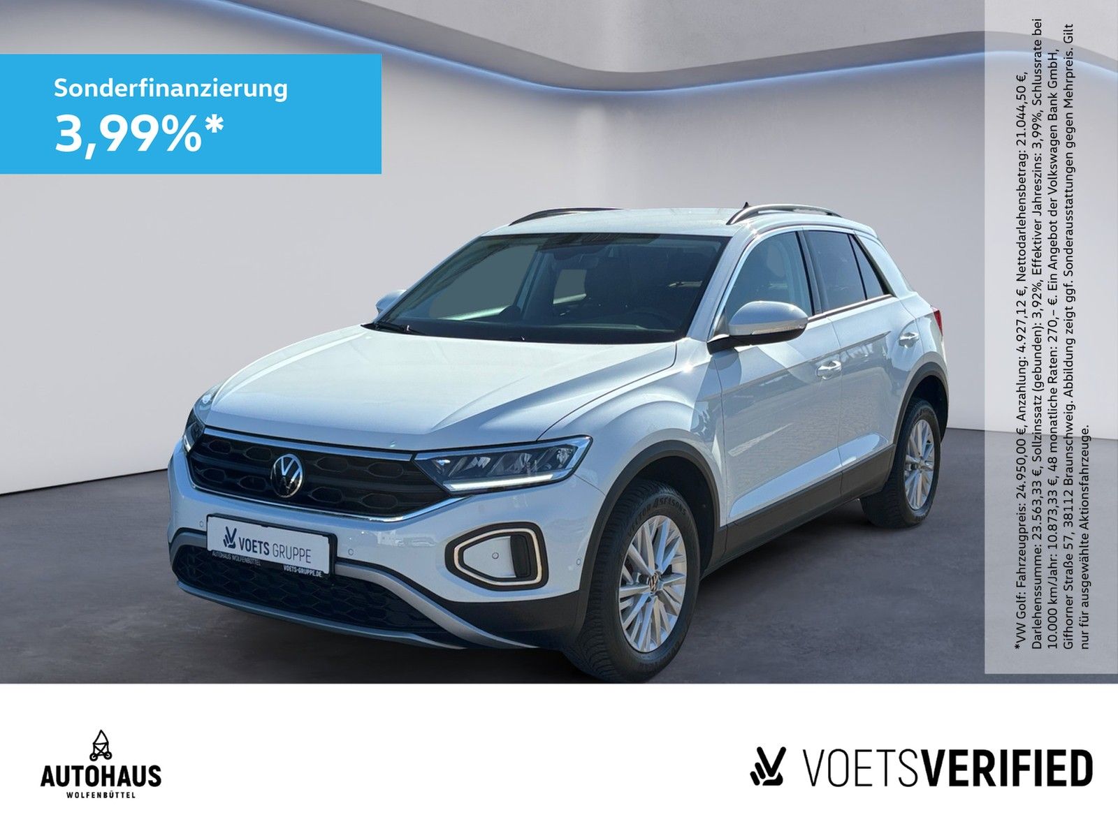 Volkswagen T-Roc Life 1.0 TSI LED+NAVI+SHZ