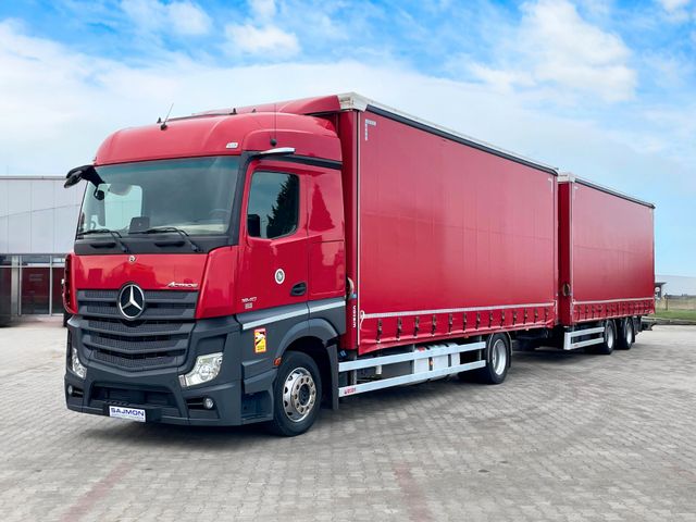 Mercedes-Benz Actros 1840 2 x 770 komplet 38 palet tandem jumb