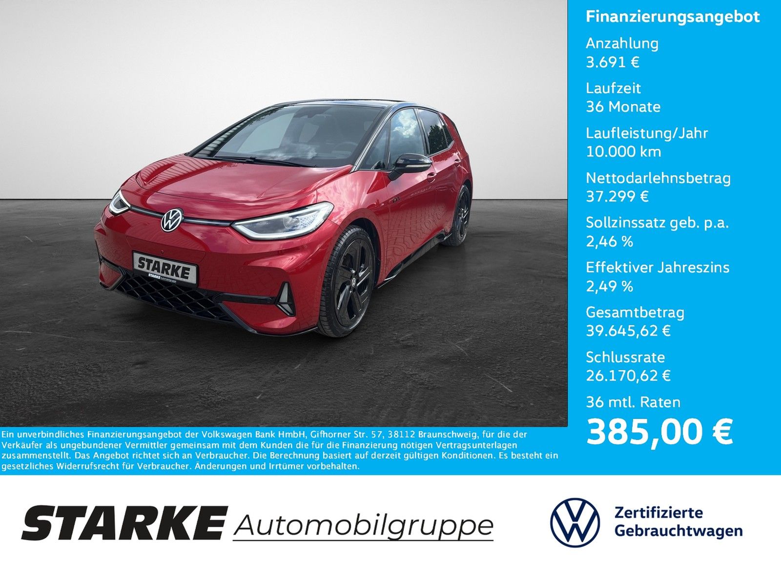 Volkswagen ID.3 GTX Performance 240 kW HeadUp Panodach Sta foto 1