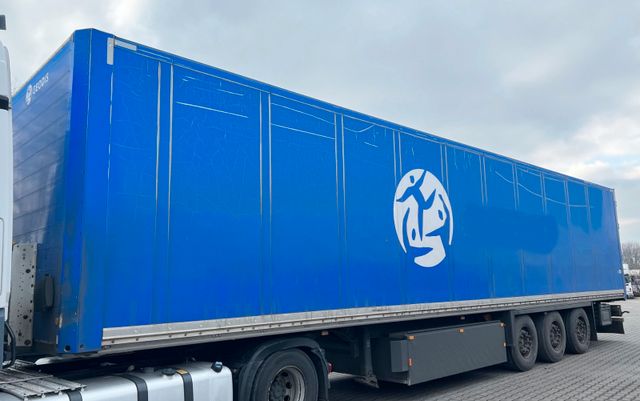 Schmitz Cargobull Express Doppelstock Balken Zurrschiene Liftachse