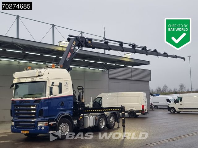 Scania R400 R 6X2 Kran Hiab 377-E8 HiPro Liftachse Remo