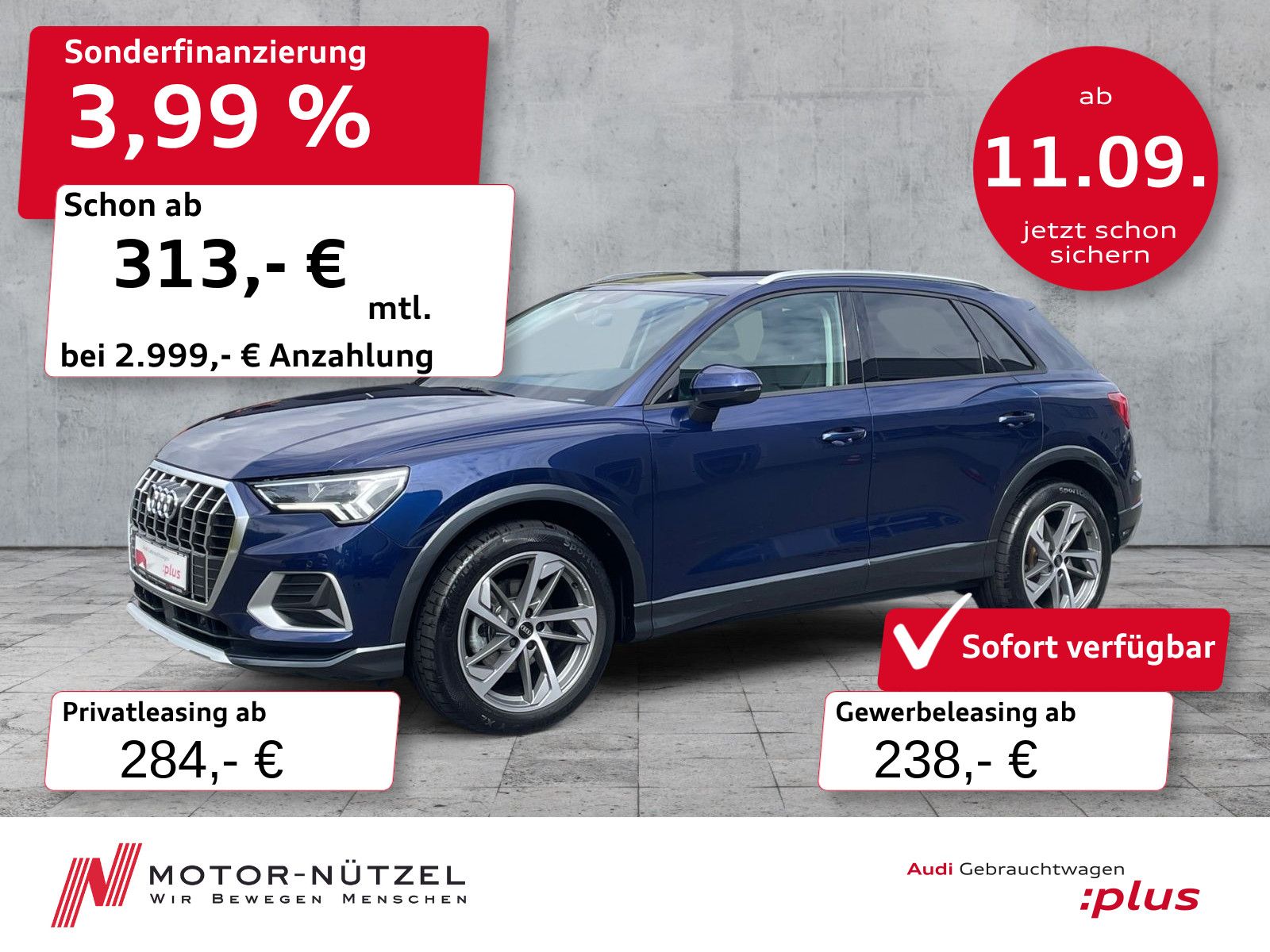 Audi Q3 35 TFSI S-TR ADVANCED LED+NAVI+PDC+ACC+AHK+19
