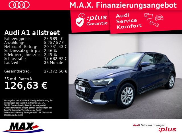 A1 allstreet 30 TFSI LED+KAMERA+NAVI+SITZHZG+ALU