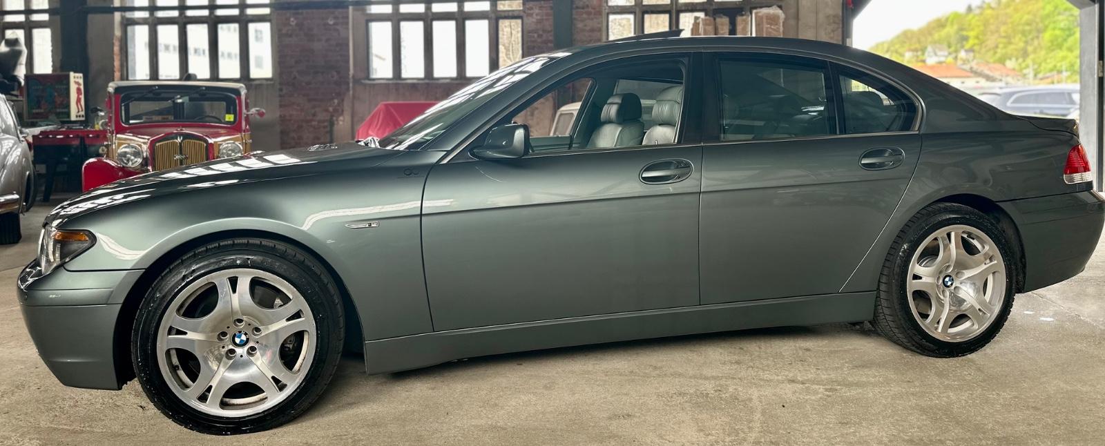 BMW 745i E65 V8 Prins LPG schiefergrün Top Zustand!