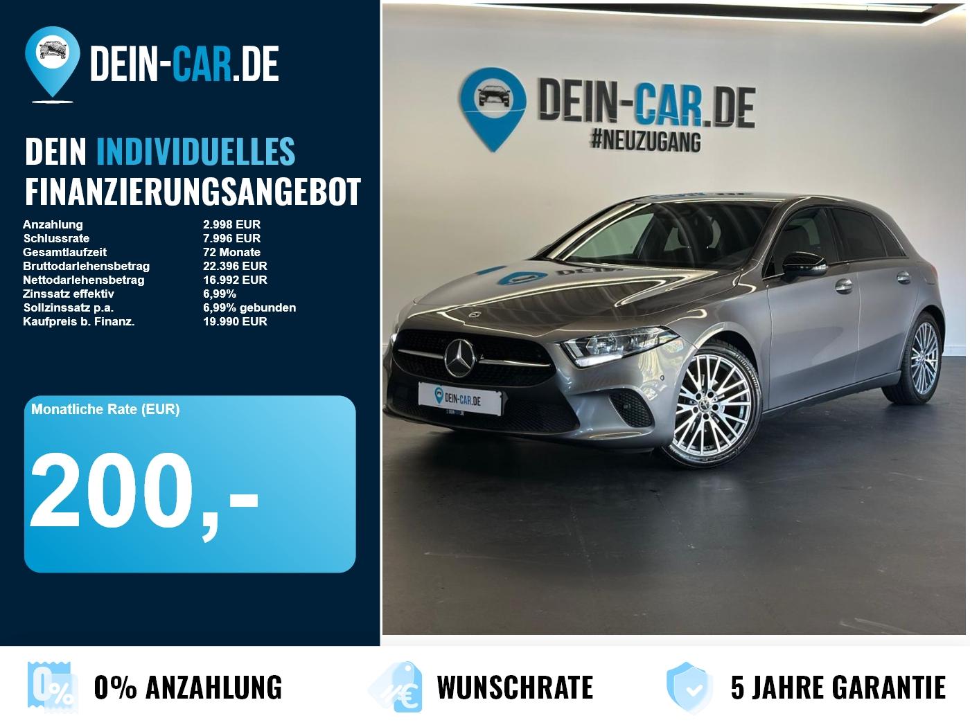 Mercedes-Benz A-Class AHK Navi PDC SHZ Virtual LM ParkAss KlimaA