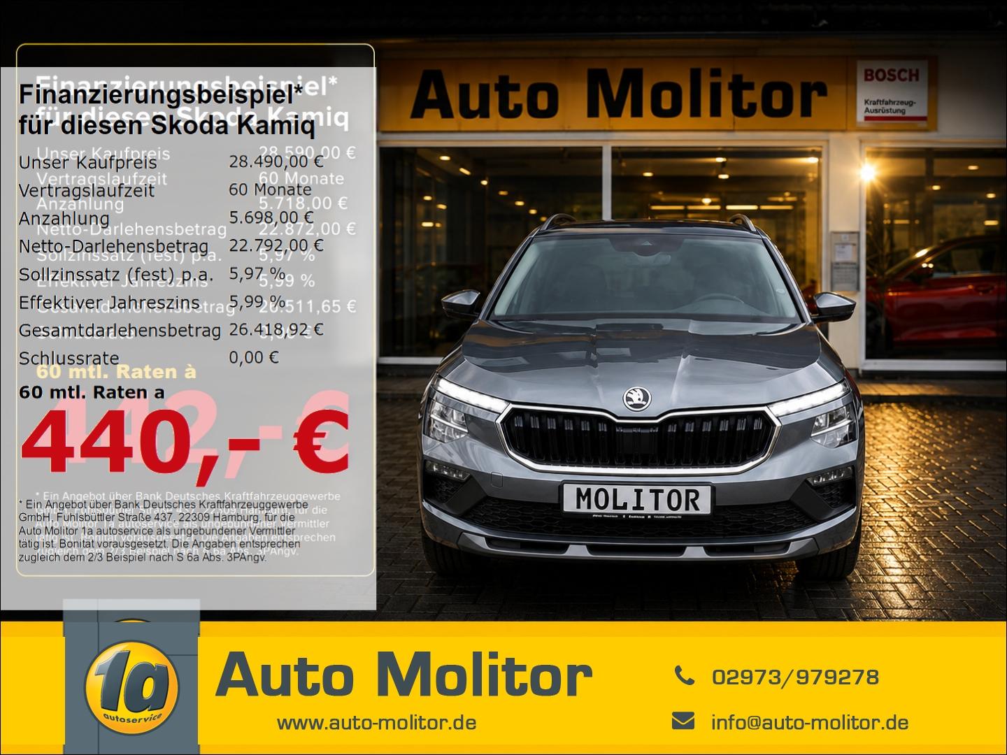 Skoda Kamiq AHK Digitales Cockpit LED 5J. Garantie App