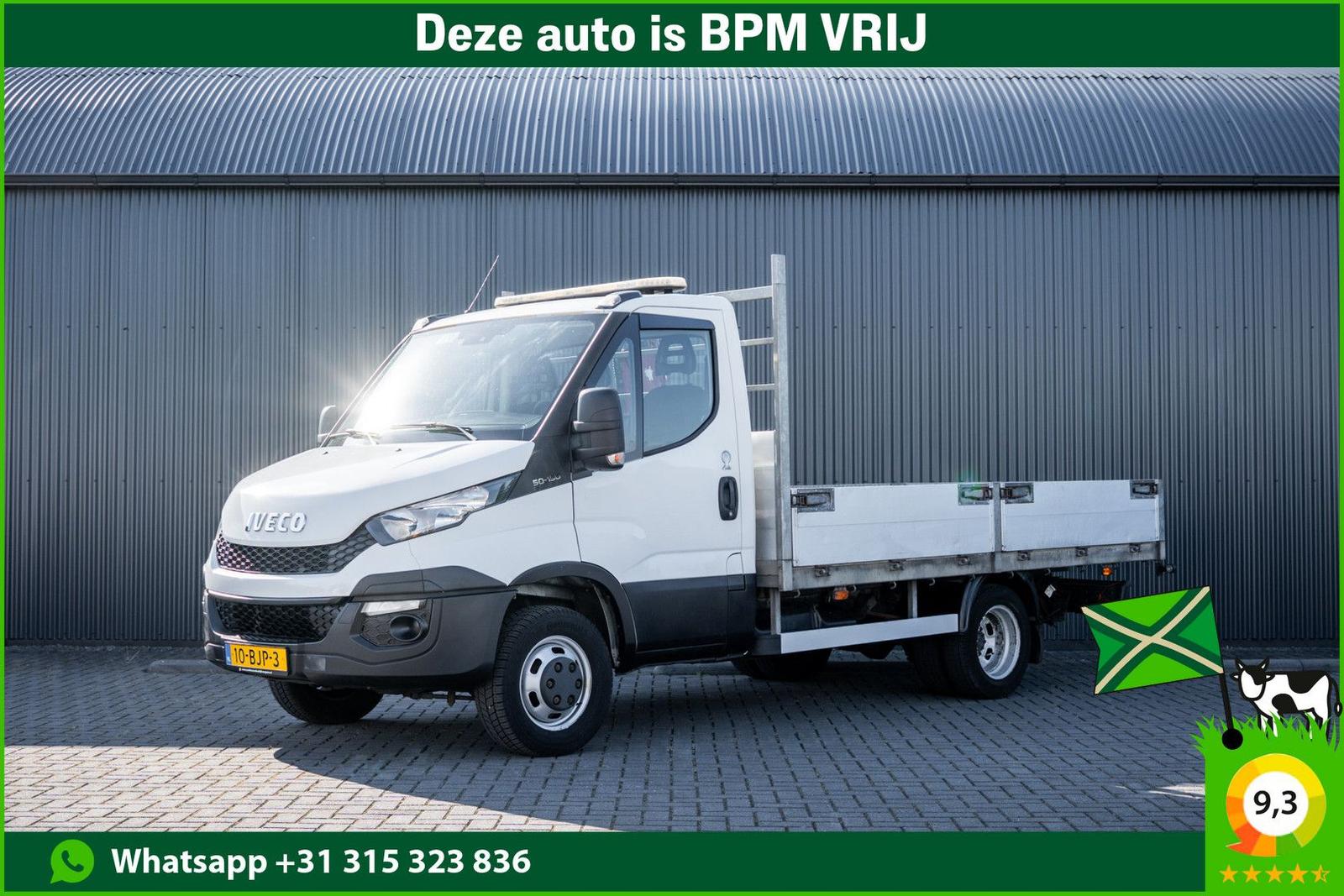 Iveco Daily 50C15 3.0L | Open Laadbak | Kraan | Euro 6