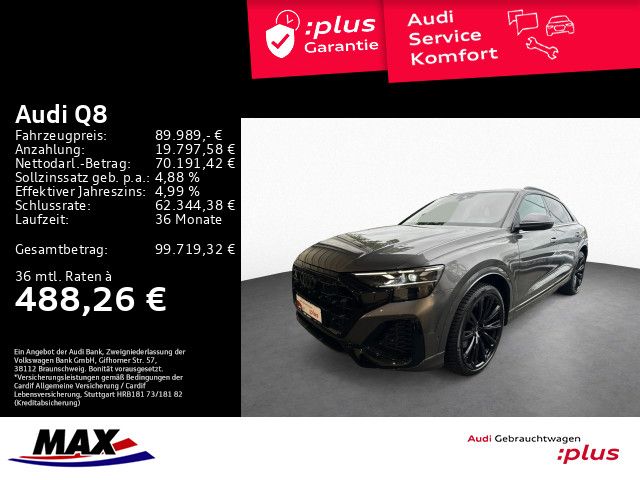 Q8 50 TDI QUATT S LINE HD MATRIX+LUFT+PANO+AHK+R