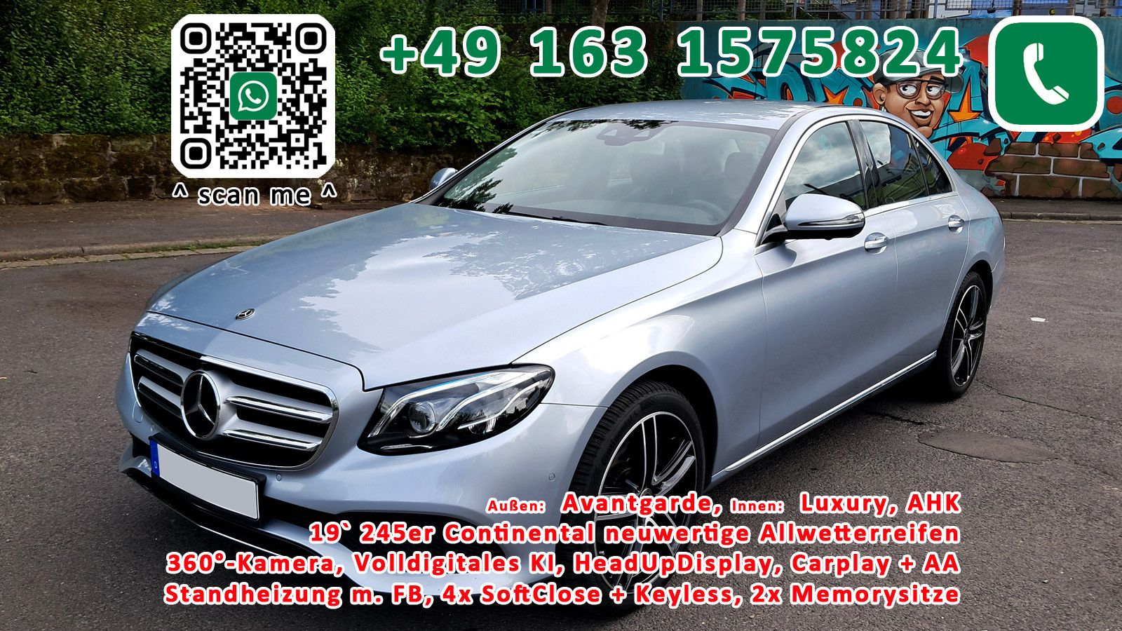 MERCEDES-BENZ Avantgarde/Luxury 360° HUD VDD Keyless Stand 19'