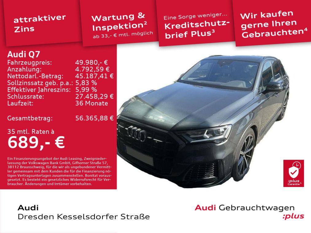 Audi Q7 55 TFSI e Q. S-Line Kamera AHZV LED Navi foto 2