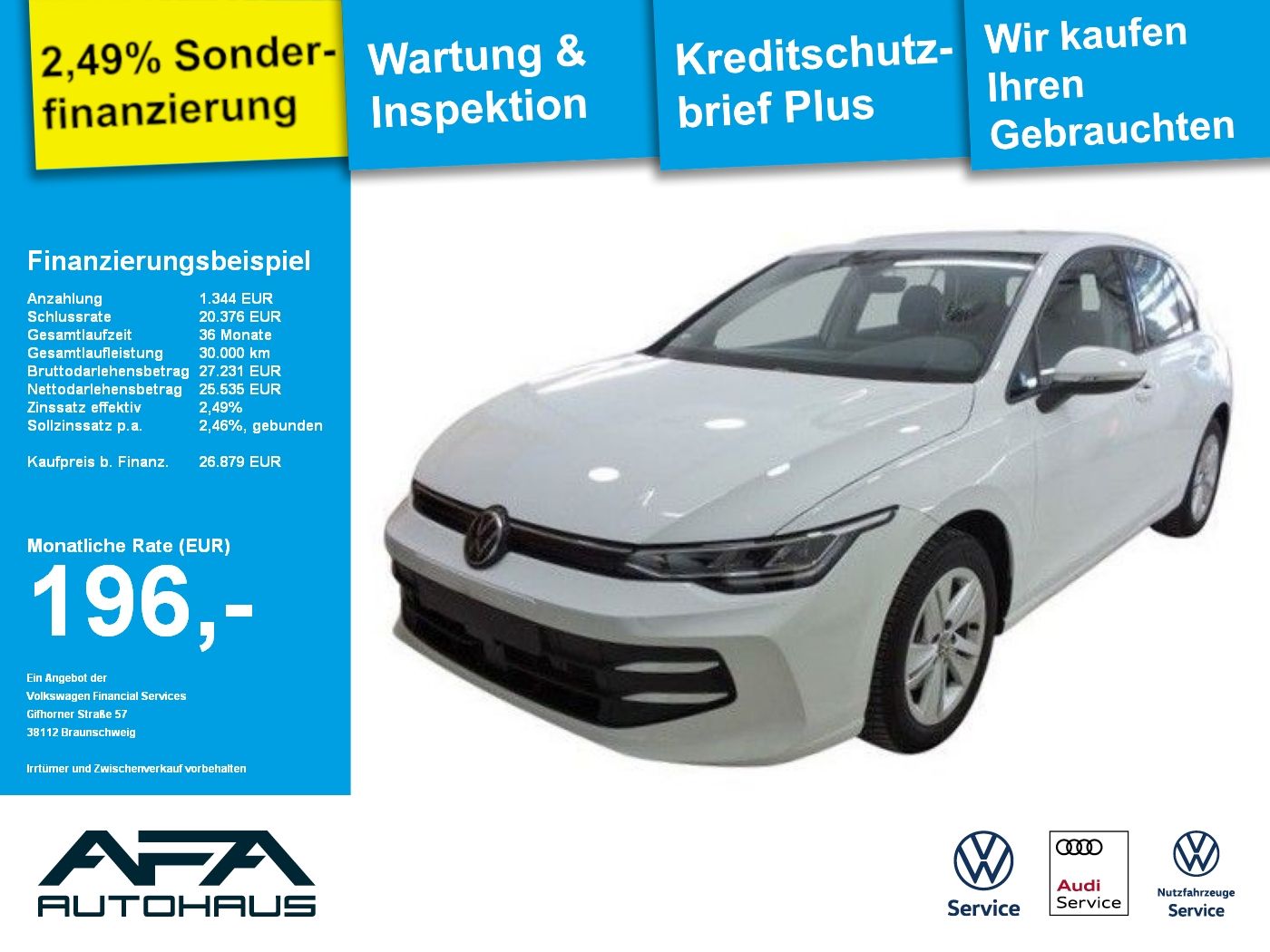 Volkswagen Golf VIII 1.5 eTSI LIFE DSG LED*ACC*SHZ*App-Con.