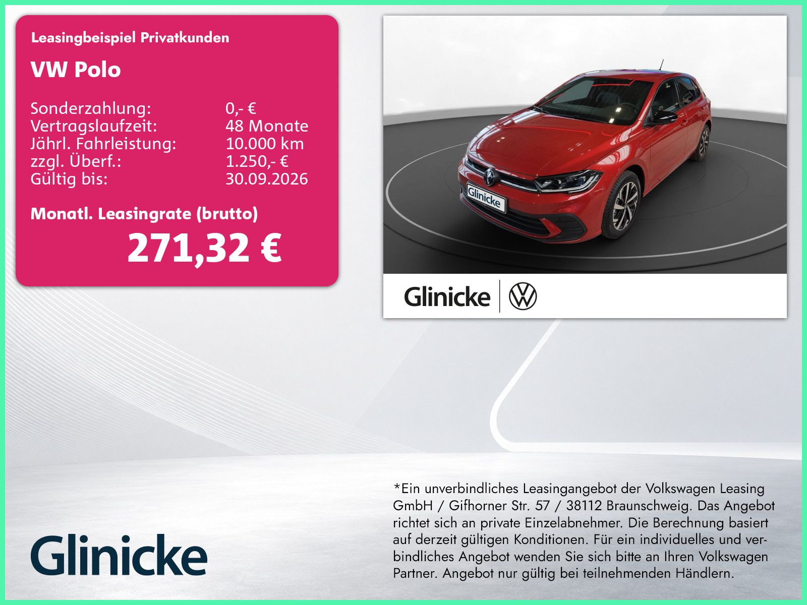 Volkswagen Polo ENERGY 1,0 l TSI OPF 85 kW (116 PS) 7-Gang-