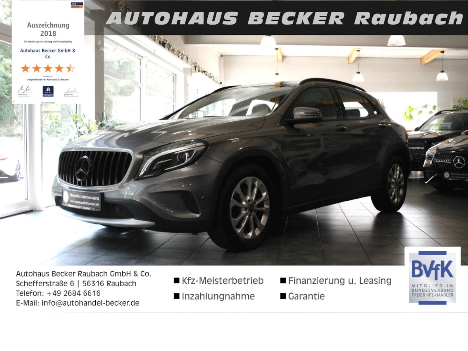 Fahrzeugabbildung Mercedes-Benz GLA 200 d Style *Bi-Xenon*AHK*Euro6*PTS*Navi