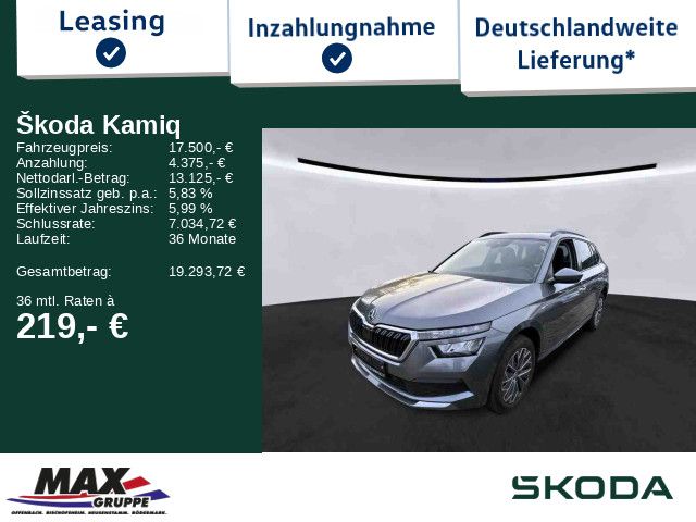 Kamiq 1.0 TSI 81kW Tour KAM+LED+WINTER+