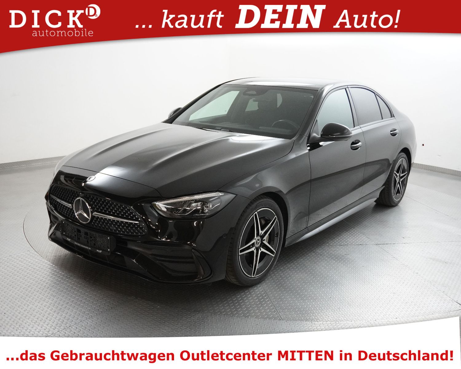 Fahrzeugabbildung Mercedes-Benz C200d 9G 2X AMG Line NIGHT+KAMER+ACC+LED+SHZ+18"