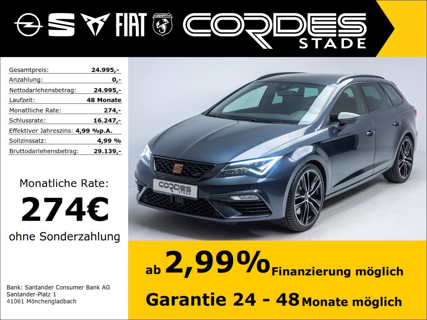 Seat Leon ST Cupra 300 4Drive ACC Automatik Navi Appl