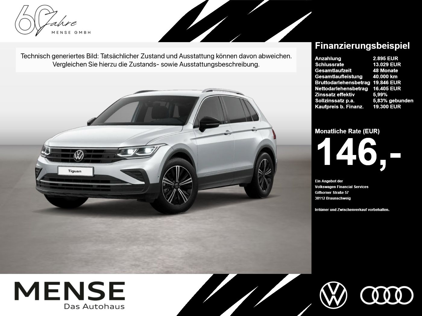 Volkswagen Tiguan 2.0 TDI DSG Move Matrix CarPlay ACC LED